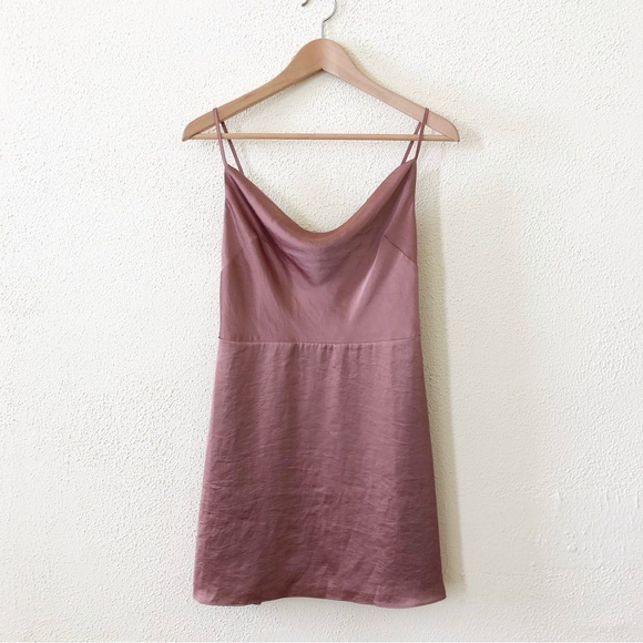 Aritzia Sunday Best Spencer Satin Dress S - Picture 1 of 4